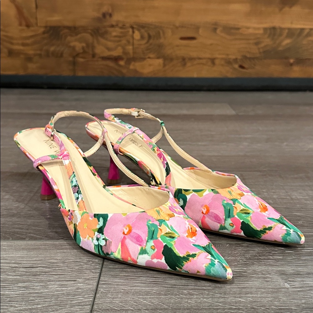 Nine West
Floral Slingback Heels